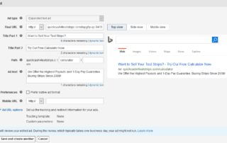 Bing Expanded Text Ads