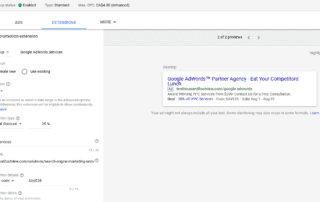 adwords promotion extension