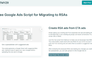 Optmyzr RSA migration tool