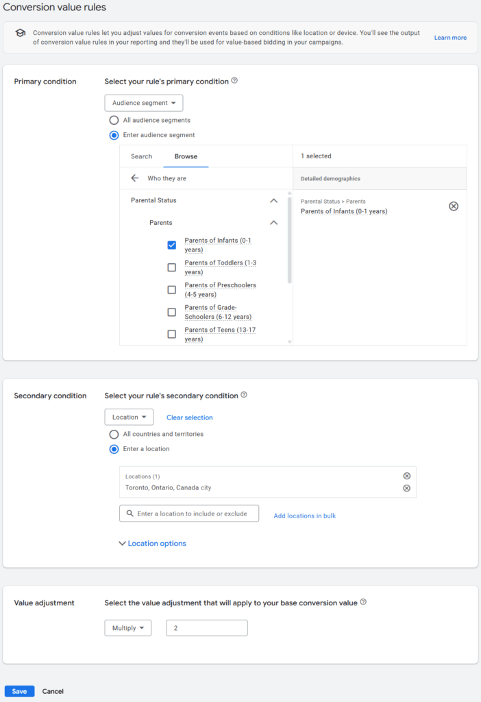 Hidden Gold in Google Ads Value Rules 1 conversion value rules