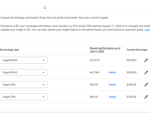 Adapting to Google’s Target Based Bidding Changes